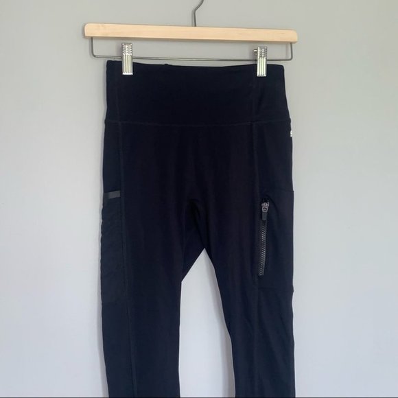 Fabletics Leggings Size Extra Small Black Trinity High-Waisted‎ Utility Zippers - Picture 3 of 13